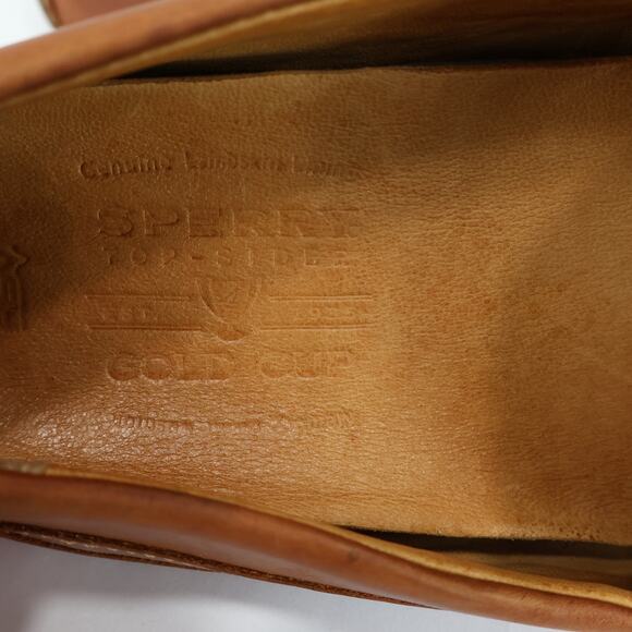 Sperry Men\'s Top-Sider Gold Cup Luxury Leather Boat Shoe Loafers Size 9 main image 7